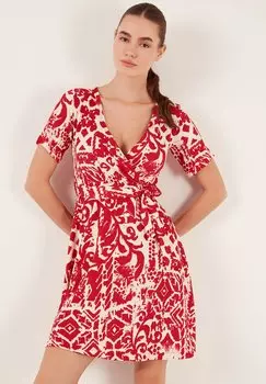 Платье из джерси SUMMER REGULAR FIT LELA, винно-красный