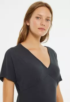 Платье из джерси System Action, темно-серый