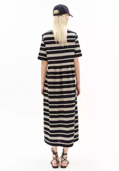 Платье из джерси TAAKYRA BLOCK STRIPES ARMEDANGELS, темно-синий
