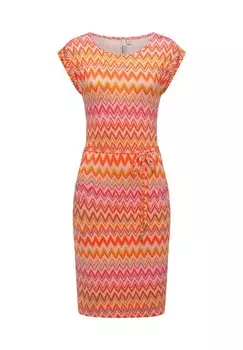 Платье из джерси TAGGIEN PRINT - Shift dress Ragwear, оранжевый