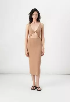 Платье из джерси TAKE A LOOK Billabong, коричневый