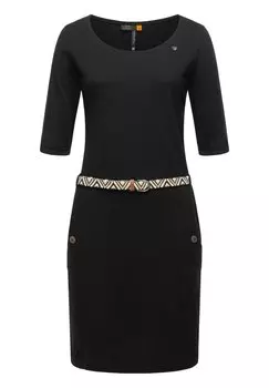 Платье из джерси TANNYA SOLID Ragwear, цвет black
