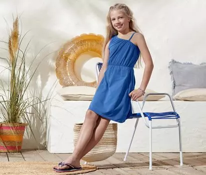 Платье из джерси Tchibo, темно-синий