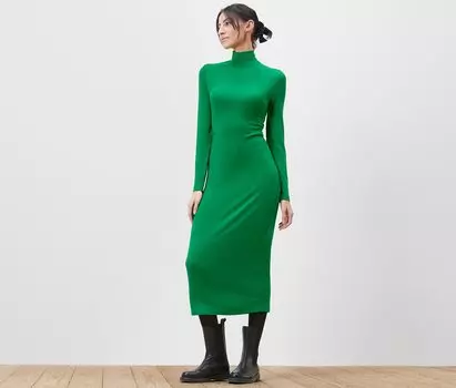 Платье из джерси Tchibo, зеленый лайм