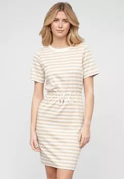 Платье из джерси TINNY VILA, бежевый