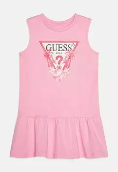 Платье из джерси TODDLER SLEEVELESS DRESS Guess, розовый