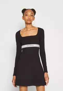 Платье из джерси Tommy Jeans, черный