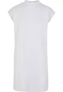 Платье из джерси Turtle Extended Shoulder Urban Classics, белое