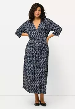 Платье из джерси Ulla Popken, темно-синий