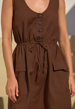 Платье из джерси UTILITY SLEEVELESS TALL, REGULAR FIT Next, коричневый