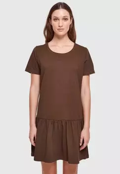 Платье из джерси VALANCE Urban Classics, цвет brown