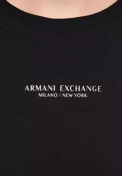 Платье из джерси VESTITO Armani Exchange, черный
