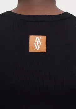 Платье из джерси VESTITO Armani Exchange, черный