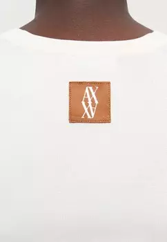 Платье из джерси VESTITO Armani Exchange, кремовый