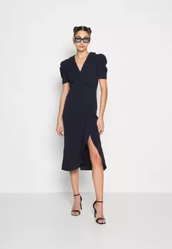 Платье из джерси VICLARA MIDI DRESS VILA, темно-синий