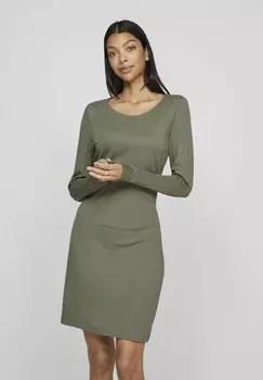 Платье из джерси VILA, цвет Mottled Olive