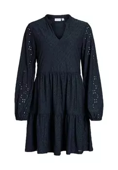 Платье из джерси VILA, темно-синий