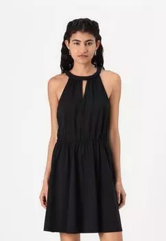Платье из джерси VIMILLA SHORT BRAIDED DRESS VILA, черный