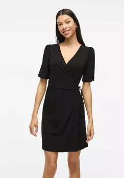 Платье из джерси VINAYELI VILA, черный