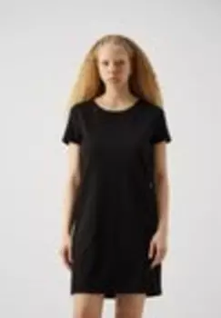 Платье из джерси VMABBY SHORT ZIP DRESS Vero Moda, черный