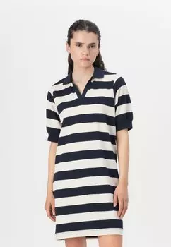 Платье из джерси VMELLY POLO SHORT DRESS Vero Moda, темно-синий