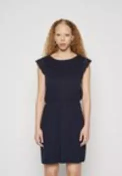 Платье из джерси VMEMILY GATHERING DRESS Vero Moda, темно-синий