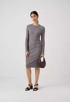 Платье из джерси Vmlavender O Neck Dress Vero Moda, пестрый серый