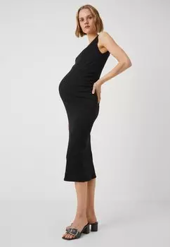 Платье из джерси Vmmkath Midi Dress Vero Moda, черное
