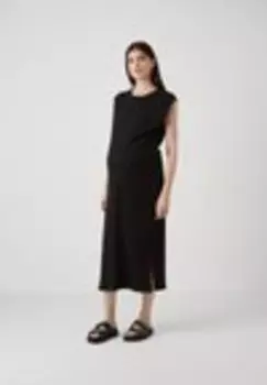 Платье из джерси VMMPANNA GLENN 7/8 DRESS JRS Vero Moda, черный