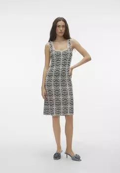 Платье из джерси VMMYKONOS STRAP SHORT DRESS Vero Moda, темно-синий