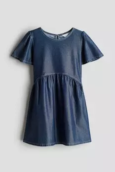 Платье из джерси в джинсовом стиле H&M, синий