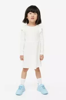 Платье из джерси в рубчик H&M