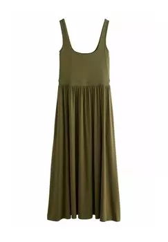 Платье из джерси WAISTED - REGULAR FIT - Maxi dress Next, зеленый