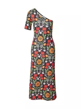 Платье из джерси Warehouse Dress Rose England, черный