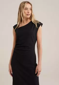 Платье из джерси WE Fashion, черное