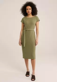 Платье из джерси WE Fashion, оливковый