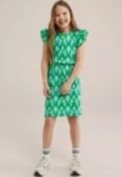 Платье из джерси We Fashion, темно-зеленый