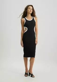 Платье из джерси WITH CUT-OUT - Shift dress LIU JO, черный