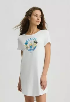 Платье из джерси WITH PRINT LIU JO, белый