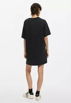 Платье из джерси WITH SHORT SLEEVES MICKEY Desigual, черный
