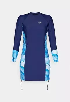 Платье из джерси WOMENS TUNIC ALLOVER Arena, темно-синий