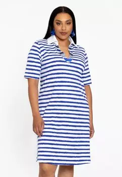 Платье из джерси YOEK, темно-синий