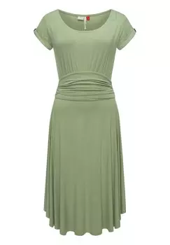 Платье из джерси YVONE SOLID Ragwear, зеленый