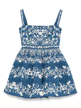 Платье из хлопка Agua By Agua Bendita, синий