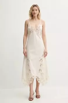 Платье из хлопка BROOKE Marciano Guess, бежевый