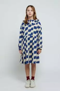 Платье из хлопка для маленькой девочки Bobo Choses, белый