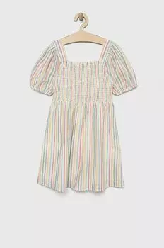 Платье из хлопка для маленькой девочки Gap, мультиколор