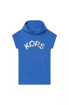 Платье из хлопка для маленькой девочки Michael Kors, синий