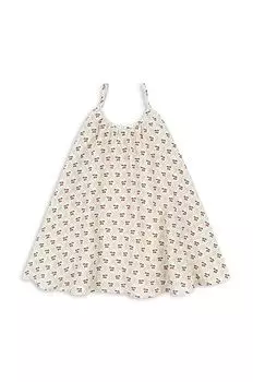 Платье из хлопка для маленькой девочки Konges Sljd, синий