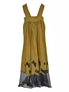 Платье из хлопка Gentry Portofino, желтый